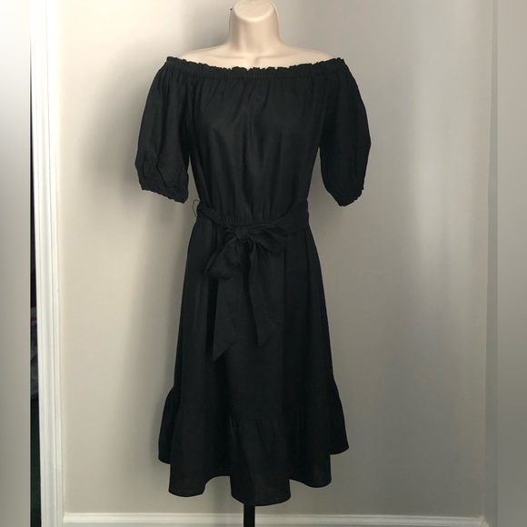 LOFT Ruffle off the Shoulder Dress - Picture 2 of 7